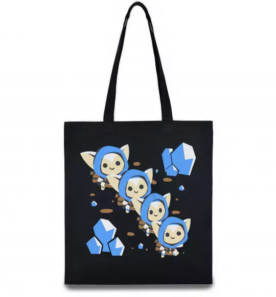 Эко-сумка Dota 2 Meepo Черный фото