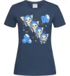 Женская футболка Dota 2 Meepo Темно-синий фото