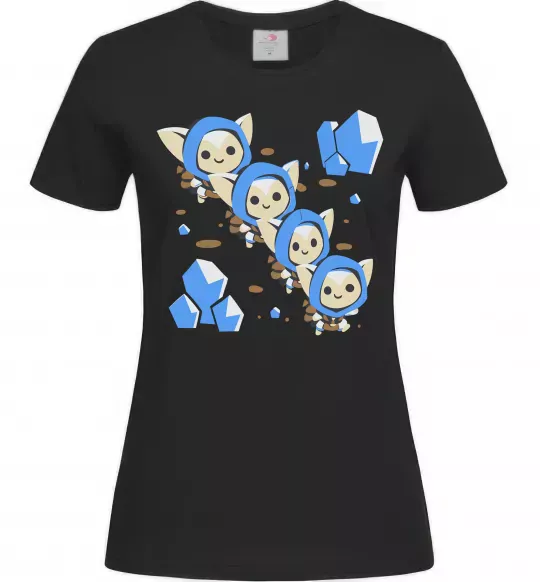 Женская футболка Dota 2 Meepo Черный фото