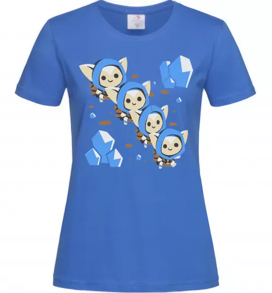 Женская футболка Dota 2 Meepo Ярко-синий фото
