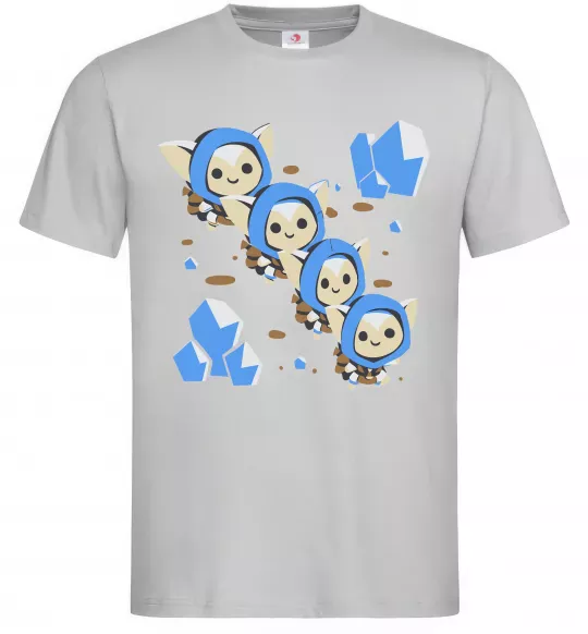 Мужская футболка Dota 2 Meepo Серый фото