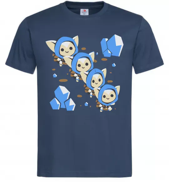 Мужская футболка Dota 2 Meepo Темно-синий фото