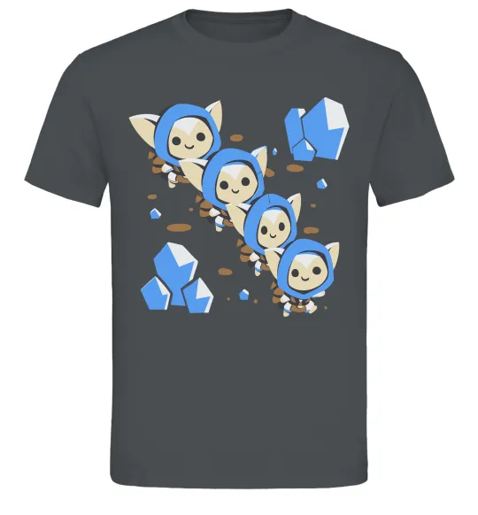 Мужская футболка Dota 2 Meepo Графит фото