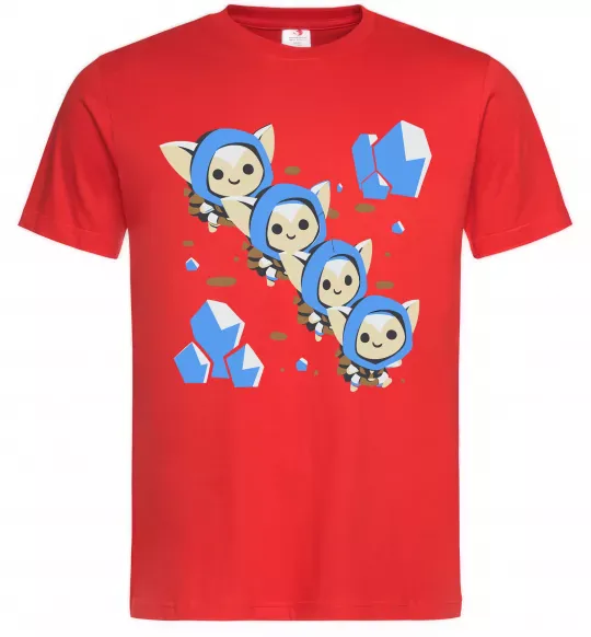 Мужская футболка Dota 2 Meepo Красный фото