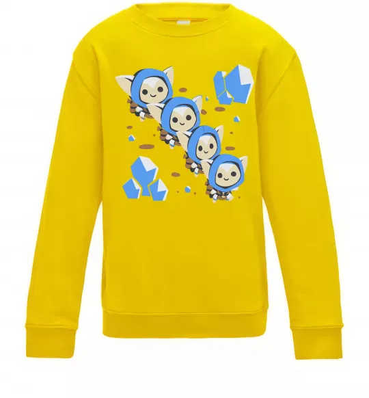 Детский Свитшот Dota 2 Meepo Солнечно желтый фото