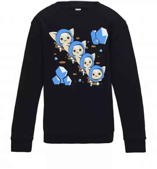 Детский Свитшот Dota 2 Meepo Черный фото