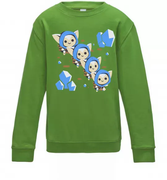 Детский Свитшот Dota 2 Meepo Лаймовый фото