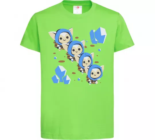 Детская футболка Dota 2 Meepo Лаймовый фото