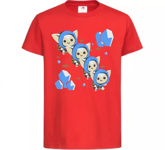 Детская футболка Dota 2 Meepo Красный фото