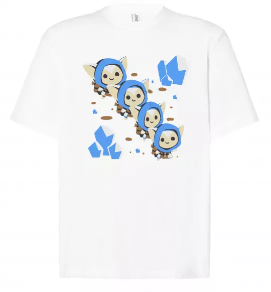 Футболка Оверсайз Dota 2 Meepo Белый фото