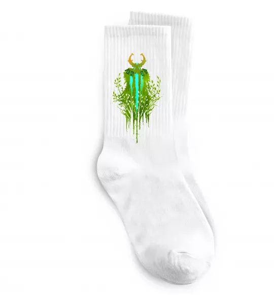 Шкарпетки Dota 2 Nature`s prophet Білий фото