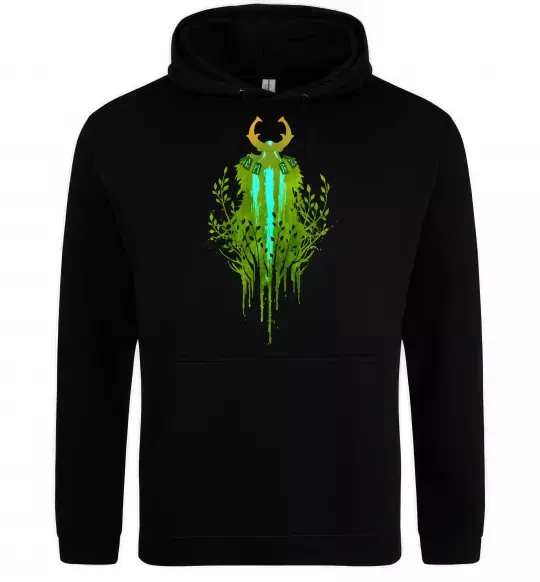 Чоловіча толстовка (худі) Dota 2 Nature`s prophet Чорний фото