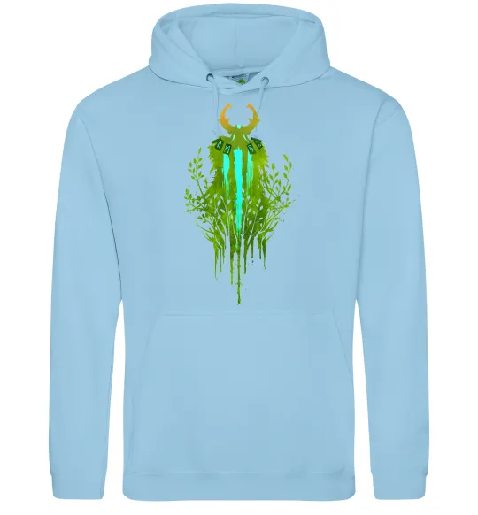 Чоловіча толстовка (худі) Dota 2 Nature`s prophet Блакитний фото
