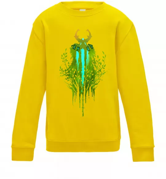 Детский Свитшот Dota 2 Nature`s prophet Солнечно желтый фото
