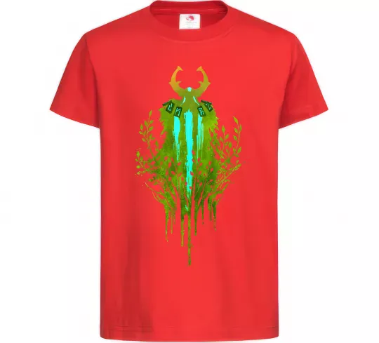 Детская футболка Dota 2 Nature`s prophet Красный фото