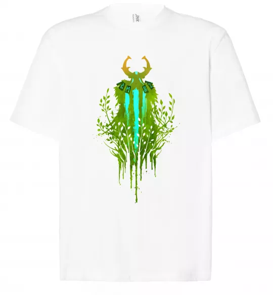 Футболка Оверсайз Dota 2 Nature`s prophet Белый фото