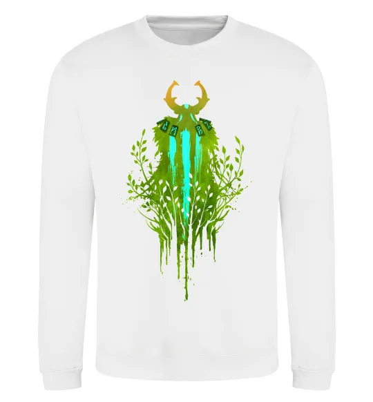 Світшот Dota 2 Nature`s prophet Білий фото