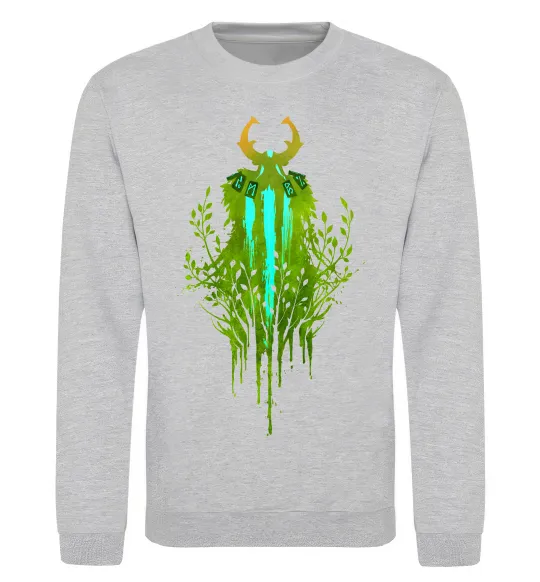 Світшот Dota 2 Nature`s prophet Сірий меланж фото