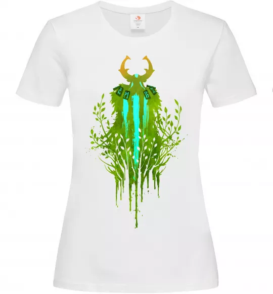 Женская футболка Dota 2 Nature`s prophet Белый фото