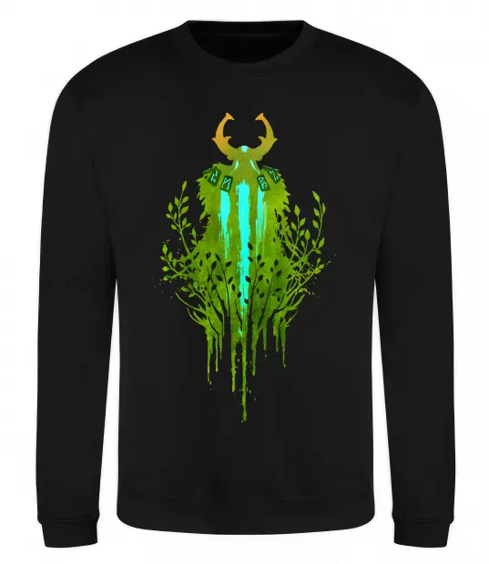 Свитшот Dota 2 Nature`s prophet Черный фото