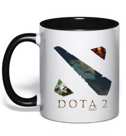 Чашка с цветной ручкой Dota Valve