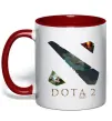Чашка с цветной ручкой Dota Valve Красный фото