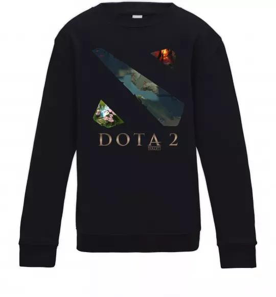 Детский Свитшот Dota Valve Черный фото