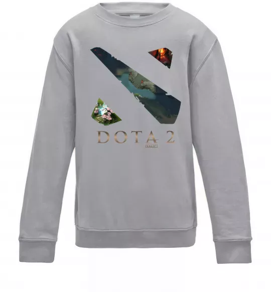 Детский Свитшот Dota Valve Серый меланж фото
