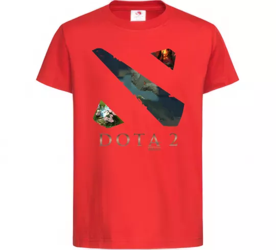 Дитяча футболка Dota Valve Червоний фото