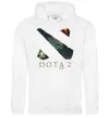 Мужская толстовка (худи) Dota Valve Белый фото