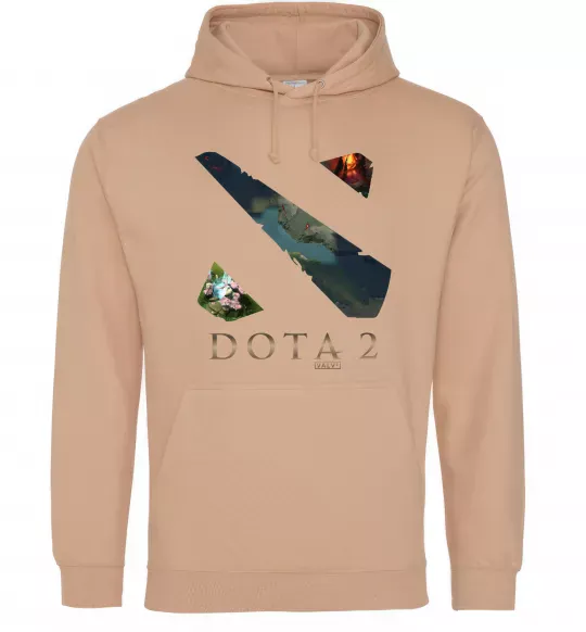 Мужская толстовка (худи) Dota Valve Песочный фото