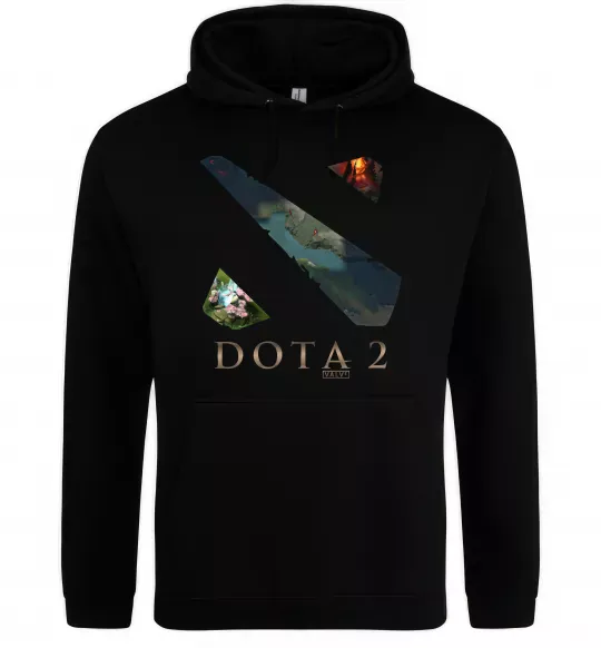 Женская толстовка (худи) Dota Valve Черный фото