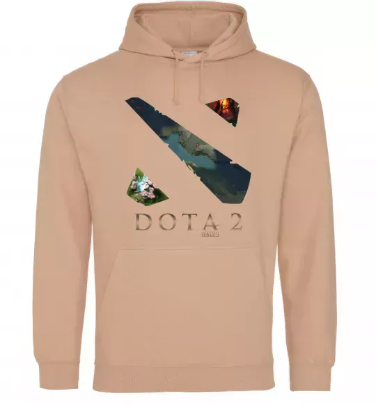 Женская толстовка (худи) Dota Valve Песочный фото