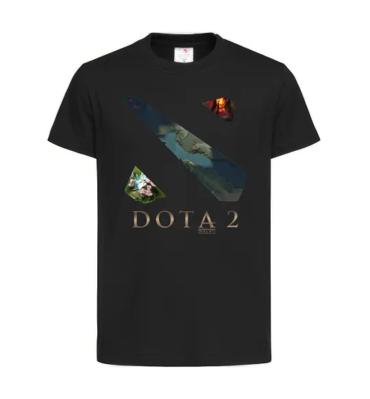Детская футболка Dota Valve Черный фото