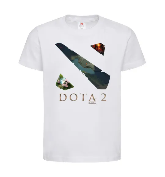 Детская футболка Dota Valve Белый фото