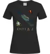 Женская футболка Dota Valve Черный фото