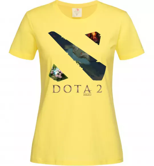 Женская футболка Dota Valve Лимонный фото