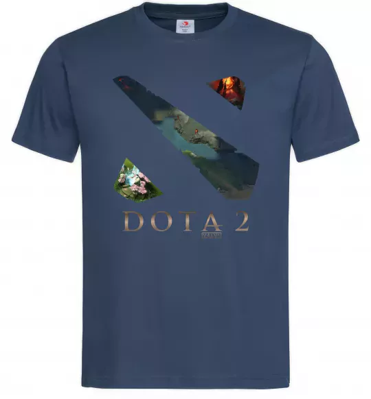 Мужская футболка Dota Valve Темно-синий фото