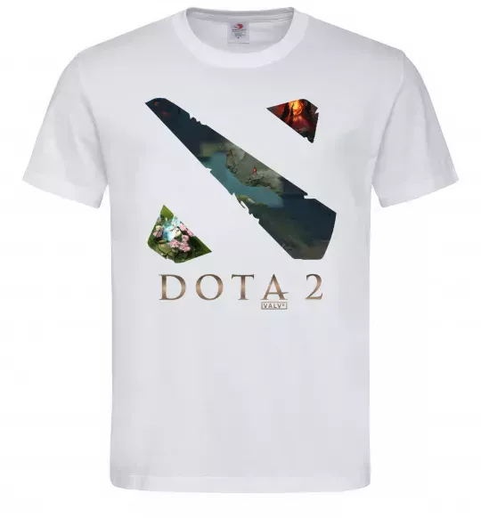 Мужская футболка Dota Valve Белый фото