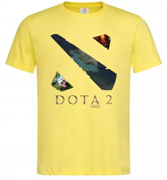 Мужская футболка Dota Valve Лимонный фото