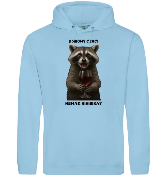 Жіноча толстовка (худі) В якому сенсі немає вінішка Блакитний фото
