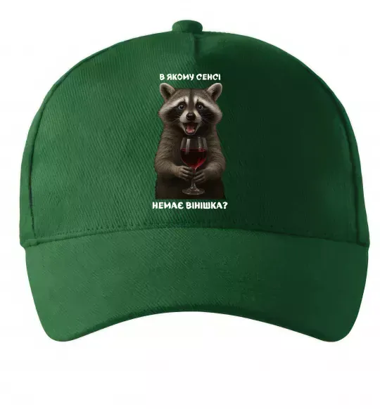 Кепка В якому сенсі немає вінішка Темно-зеленый фото
