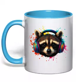 Чашка с цветной ручкой