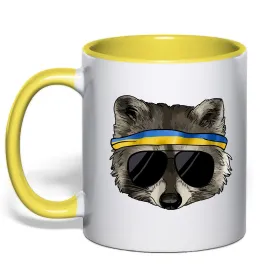 Чашка з кольоровою ручкою