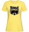 Женская футболка Єнот в окулярах з прапором Лимонный фото