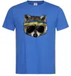 Мужская футболка Єнот в окулярах з прапором Ярко-синий фото