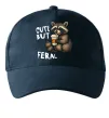 Кепка Cute but feral Темно-синій фото