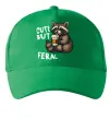 Кепка Cute but feral Зелений фото