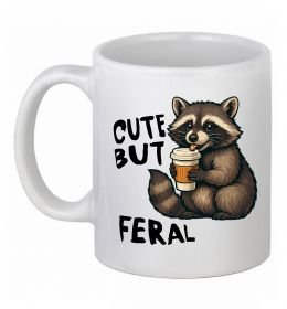 Чашка керамическая Cute but feral