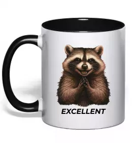 Чашка с цветной ручкой